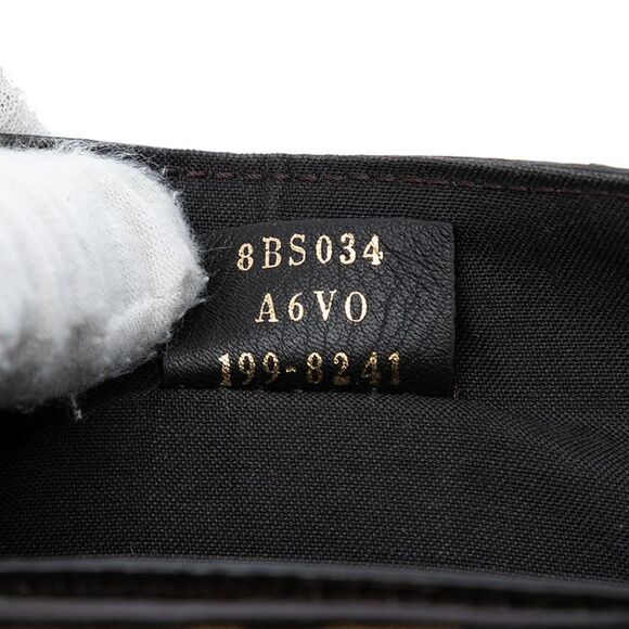 Fendi Mini Zucca Glazed Fabric Cage Baguette Satchel - Picture 6 of 8